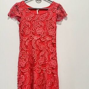 Floral Printed Pink Dress